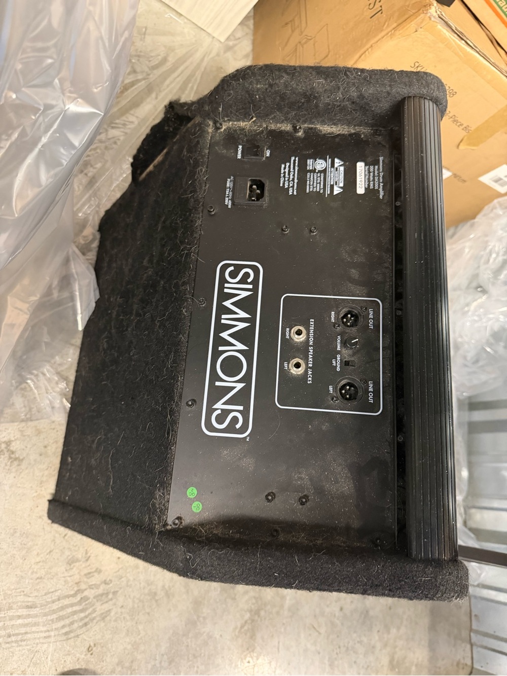 Simmons DA200S 200W Electronic Drum Amplifier – Tested Working